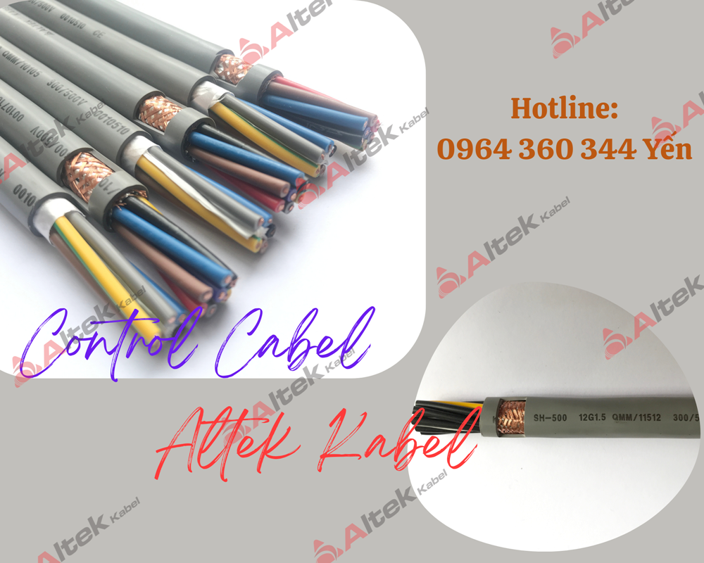 Cáp điều khiển, tín hiệu nhiều lõi mềm Altek Kabel